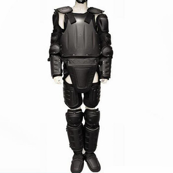 防暴服保安防暴盔甲防爆服黑色阻燃硬质防暴防
