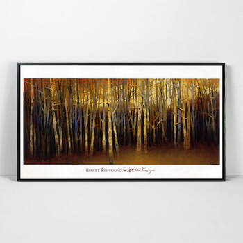 欧式树木风景装饰画客厅床头沙发背景艺术会所