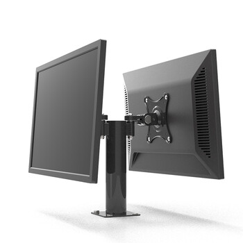 东际面对面双屏背靠背电脑显示器屏幕支架 S0