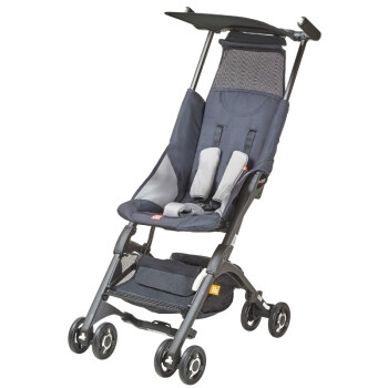 gb好孩子婴儿推车 口袋车轻便折叠可登机婴儿车 灰色POCKIT 2S-WH-Q308GG