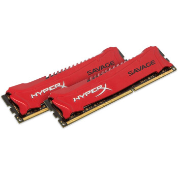 金士顿(Kingston)骇客神条 Savage系列 DDR3 2400 16GB(8GBx2)台式机内存(HX324C11SRK2/16)