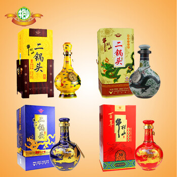 牛栏山二锅头53度套装龙腾年年(金龙 红龙 青龙