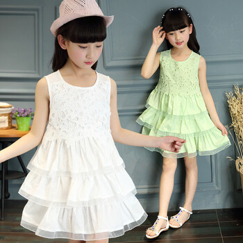 4-12岁女儿童连衣裙5夏装2016新款6中大童7小