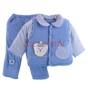 0-1岁男女宝宝冬季衣服夹棉保暖套装婴幼儿冬