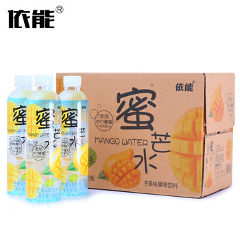 依能果味饮料添加进口蜂蜜 500ml*15瓶\/整箱装
