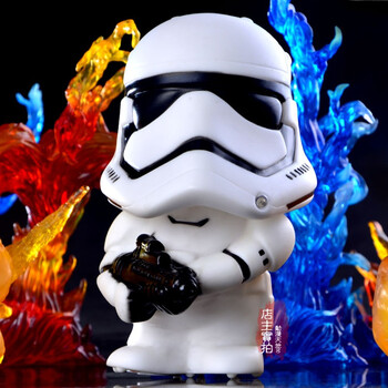 星球大战7原力觉醒Q版发声发光白兵黑武士BB