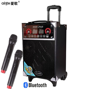 爱歌 广场舞音响U盘插卡移动拉杆移动便携户外