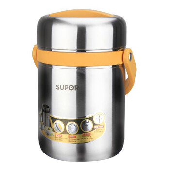 
                                        苏泊尔（SUPOR） KF25A1汤煲系列保温密封提锅不锈钢保温饭盒2.5L(颜色随机）                