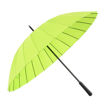 
                                        
                                        美度 24骨遇水开花晴雨伞创意女士长柄防风伞M5013草绿色                
