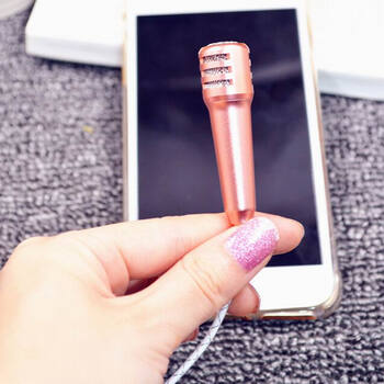 件耳机苹果安卓唱歌专用小米主播全民k歌迷你