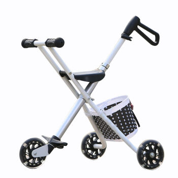 儿童三轮车手推车可折叠宝宝车儿童推车带伞车