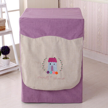 卡通布艺滚筒洗衣机罩波轮洗衣机套海尔小天鹅