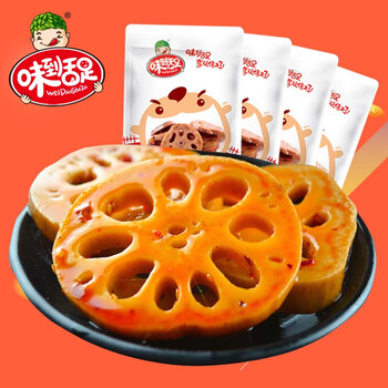 湖南特产香辣香卤藕片 味到舌足香卤莲藕 办公