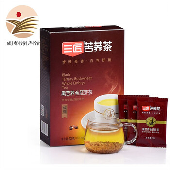 三匠 苦荞茶黑苦荞全胚芽200g（5*40袋）茶叶养生茶荞麦茶食品类商品-全利兔-实时优惠快报