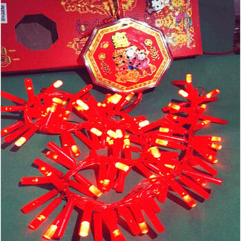 安礼轩 开业庆典装饰炮竹彩灯led电子鞭炮串灯