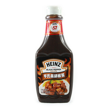 亨氏黑胡椒酱360g黑椒酱 烧烤腌制拌意大利面