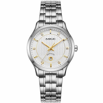 米格(MIGE)手表 钢带休闲商务石英男表 - 惠券