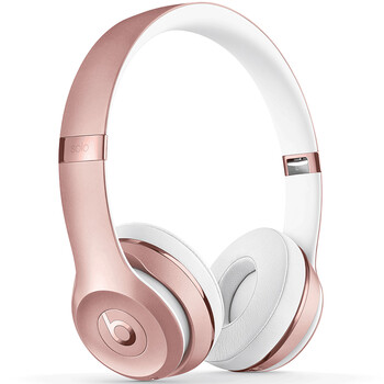 Beats Solo3 Wireless 头戴式 蓝牙无线耳机 手机耳机 游戏耳机 - 玫瑰金