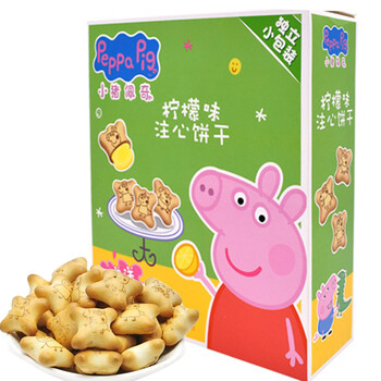 小猪佩奇 Peppa Pig 柠檬味注心饼干 宝宝零食
