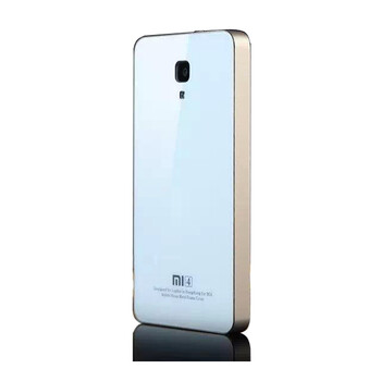 美纶纽 金属边框保护套钢化玻璃后盖手机套 适