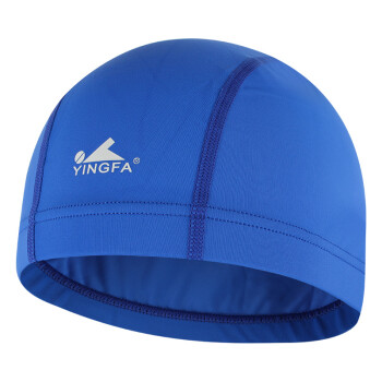 英发(yingfa)游泳帽 男女通用 纯色游泳布帽 长发加大舒适透气不勒头