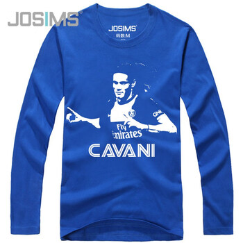 JOSIMS-秋装男士新款潮长袖T恤纯棉足球运动