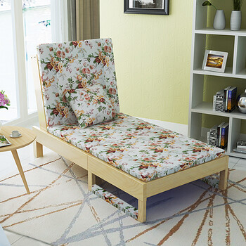 客厅户型可折叠实木沙发床两用阳台现代简单组