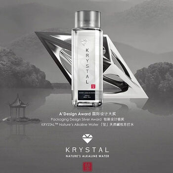 KRYSTAL 莹天然碱性水玻璃瓶 250ml 24瓶