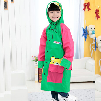 
                                                            名盛儿童雨衣可爱韩国时尚小孩宝宝男童女童学生雨衣雨披 黄色 XL                