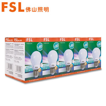 
                                        佛山照明(FSL)led灯泡e27led灯泡螺口2W节能灯泡 水晶球泡2W e27白光10只装                