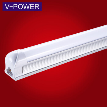 
                                        V-POWER T8一体化灯管 led日光管 节能省电 高亮度高节能支架LED光管 1.2米(16W正白光)_一体                