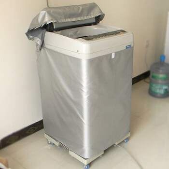 
                                        洗衣机罩防水防晒松下XQB28海尔XQBM33三洋XQB30-MINI1专用洗衣机套 全涂银雨伞面料CQ-TYAB                