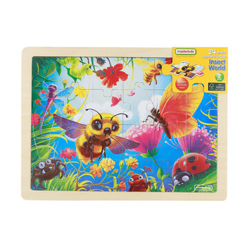 Masterkidz贝思德 24片拼图 木制 益智 适合2岁