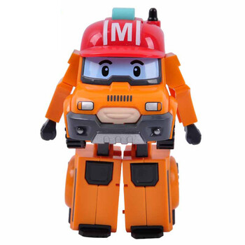 迪邦珀利警车 poli变形警车消防车救护车直升机