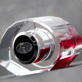 洛饰奇 适用于汽车标志水晶香水座车载车标香