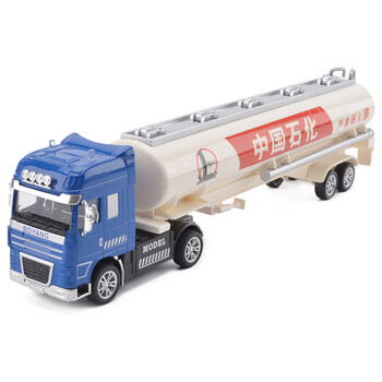 物流运输车模型儿童玩具货柜车1:50合金声光小