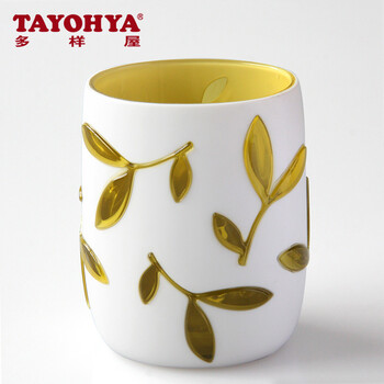
                                        多样屋TAYOHYA奥丽芙洗漱套装杯卫浴套装四件套乳液罐口杯礼盒装肥皂盘 四件套礼盒绿色                