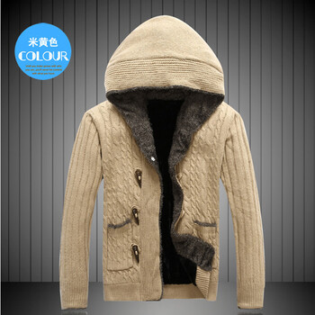 风影轻舞 2014秋冬季<em>男青少年开衫</em>纽扣中学生