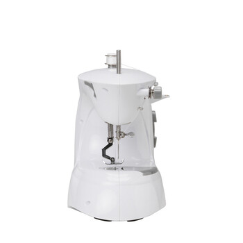 webb威柏208小型缝纫机家用电动台式多功能缝纫机家用迷你双线手持衣车脚踏送礼佳品 灰色版