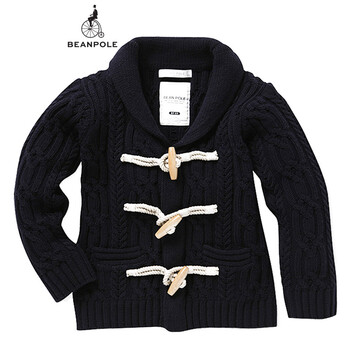 BEANPOLE韩国三星 男<em>童装</em>深蓝色<em>大毛衣</em> BK