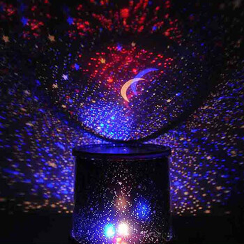 
                                        绿盒子 旋转音乐星空灯 LED星空投影灯 可旋转带音乐星空投影仪  生日礼品情人节礼物 KT猫                