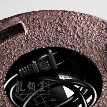 龍颜堂兽面双环电磁炉煮水炉煮茶专用铸铁风炉煮水电磁茶炉日本铁壶常备