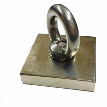 《强力打捞磁铁吊环磁铁 吸铁石钕铁硼磁钢 圆