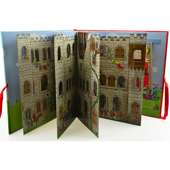 《往里看:骑士城堡 全景立体书\/3d立体书\/儿童