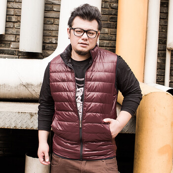 胖胖星球JSMIX潮<em>胖子</em>大码男装两面<em>穿羽绒</em>服马