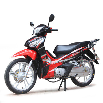 望江弯梁摩托车125男女士通用燃油助力踏板车