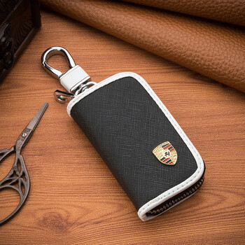 NATU 新款保时捷钥匙包macan卡宴911帕拉梅