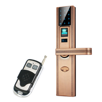 玻璃狗指纹锁家用防盗门密码锁智能刷卡锁电子