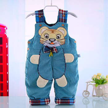 0-1-2岁男女宝宝灯芯绒背带裤宝宝背带裤秋冬