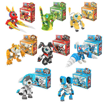 三宝钢甲小龙侠卡卡龙2十二生肖战士武器变身